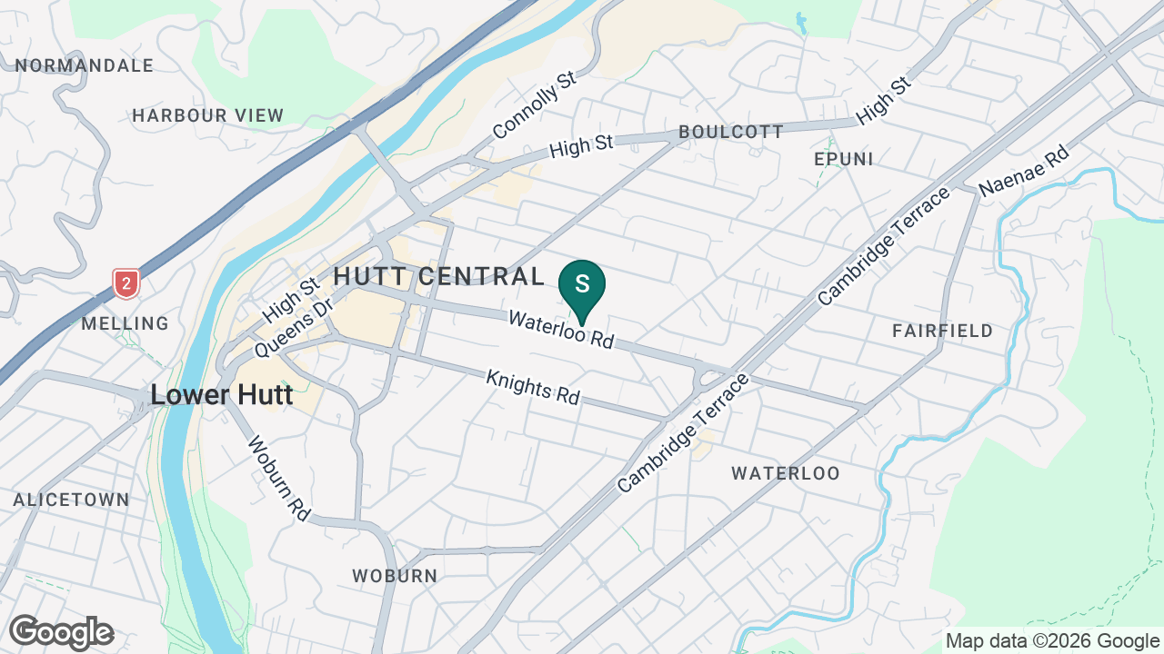 St Bernard's College static school zone map