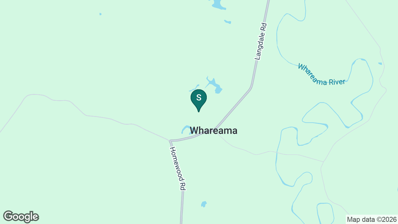 Whareama School static school zone map