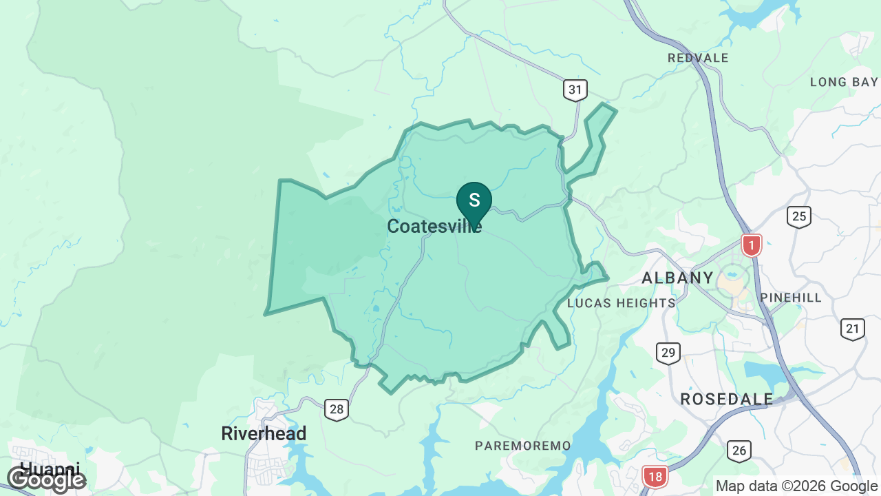 Coatesville School static school zone map