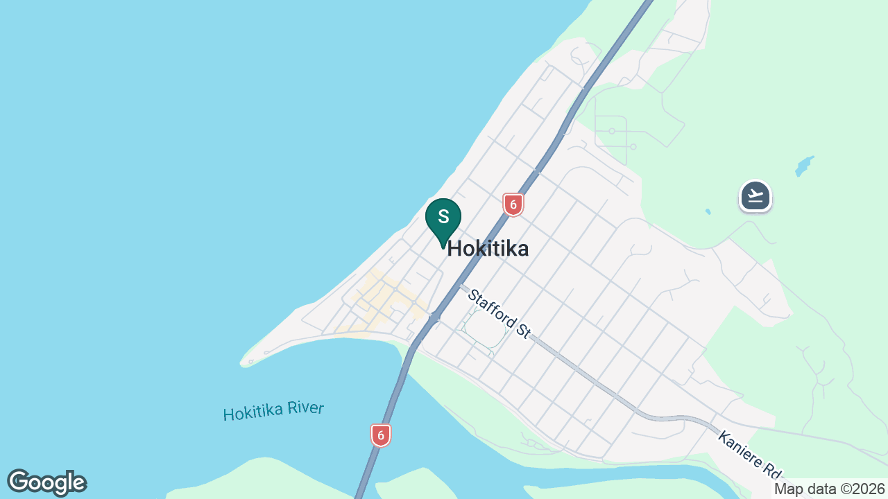 St Mary's School (Hokitika) static school zone map