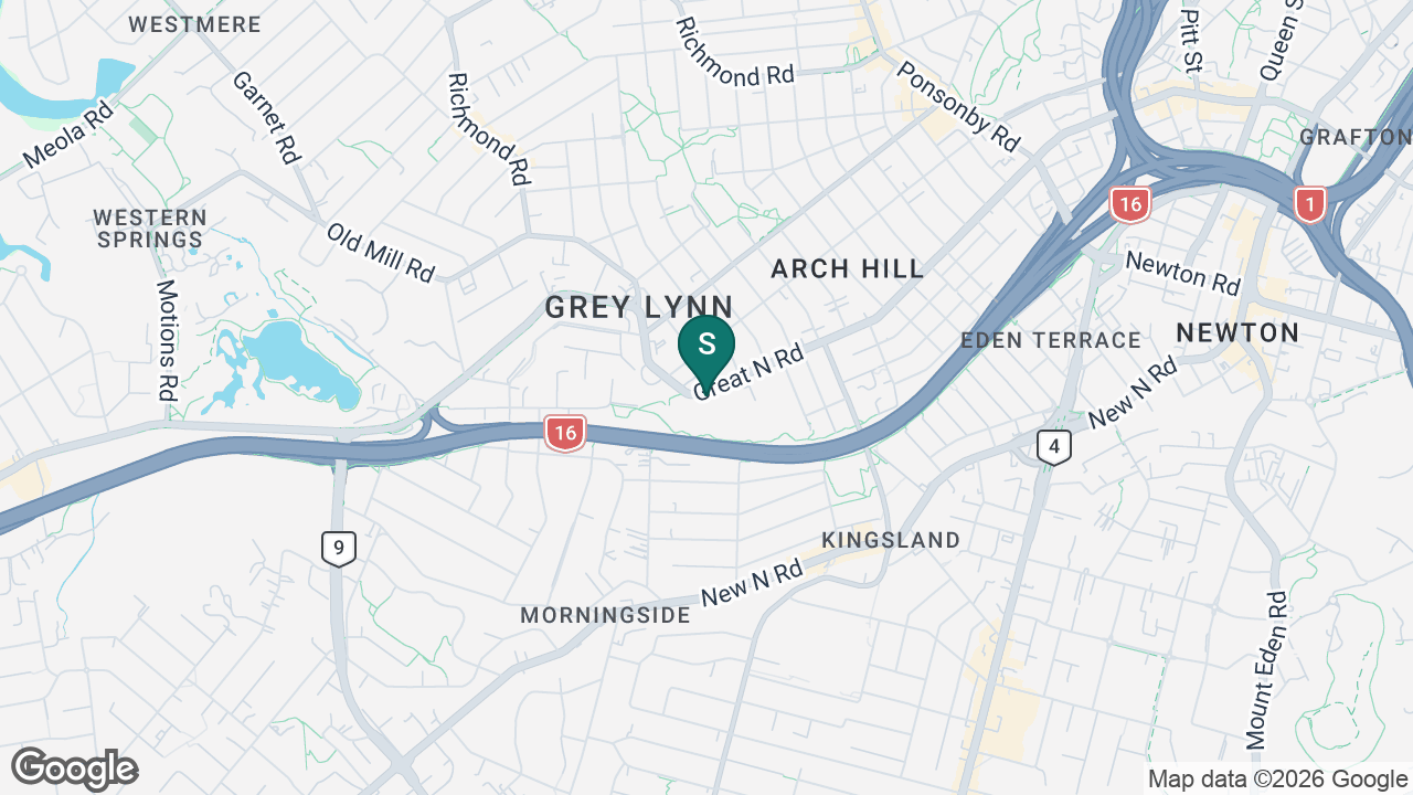 St Joseph's School (Grey Lynn) static school zone map