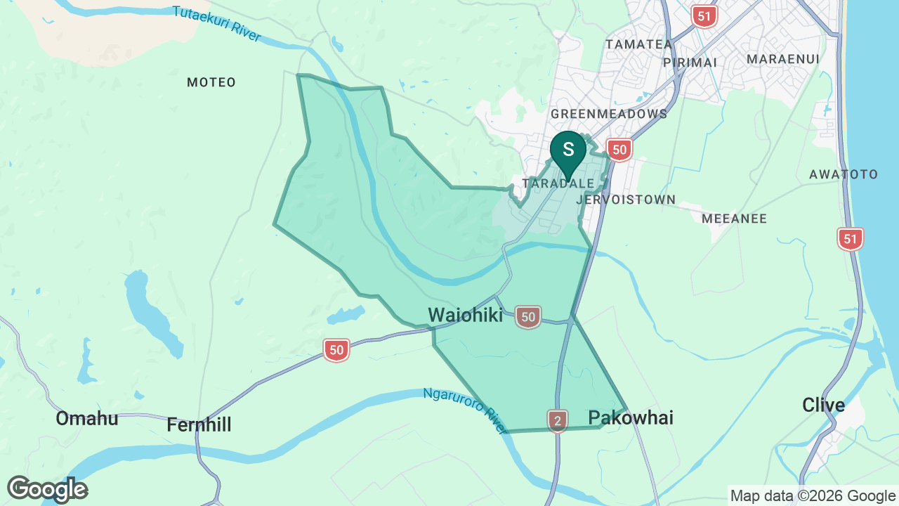 Bledisloe School static school zone map