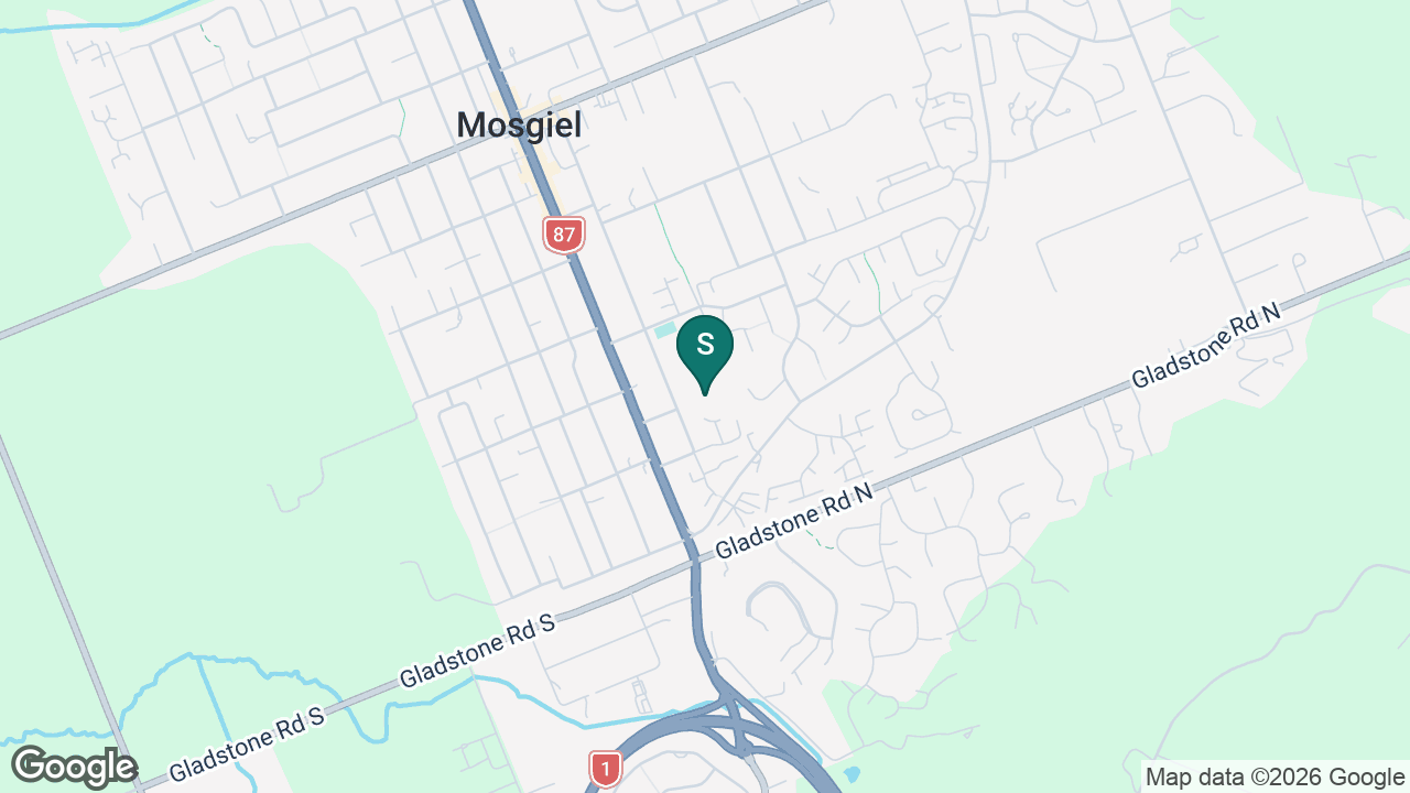 St Mary's School (Mosgiel) static school zone map