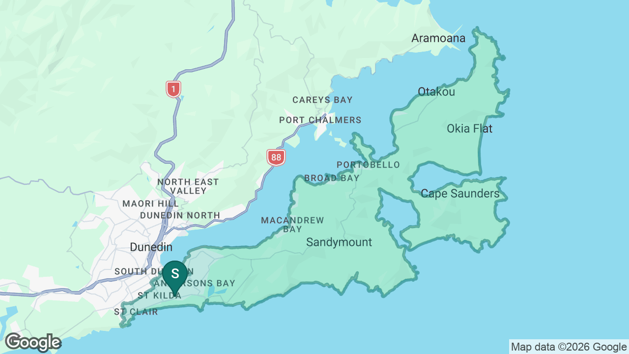 Tahuna Normal Intermediate static school zone map