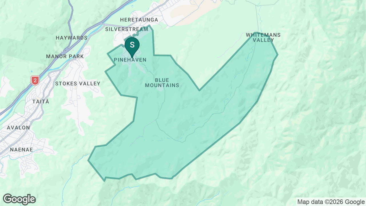Pinehaven School static school zone map