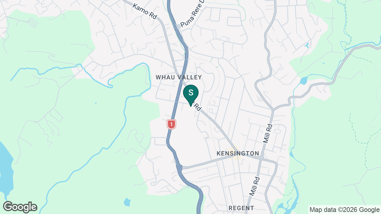 St Francis Xavier Catholic School (Whangarei) static school zone map