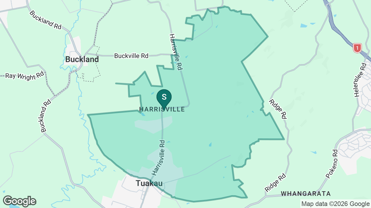 Harrisville School static school zone map