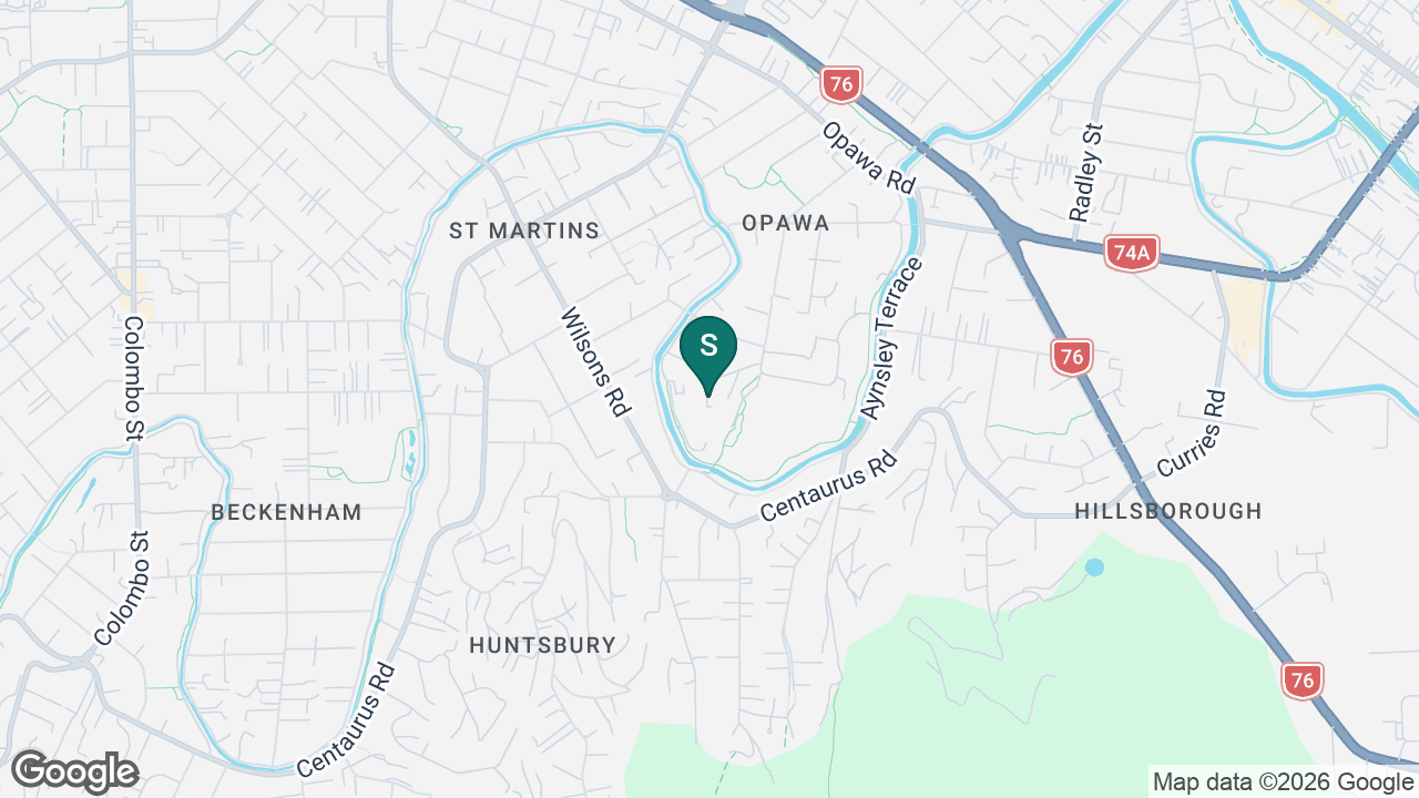 Rudolf Steiner School (Chch) static school zone map