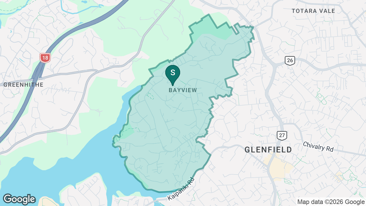 Bayview School static school zone map