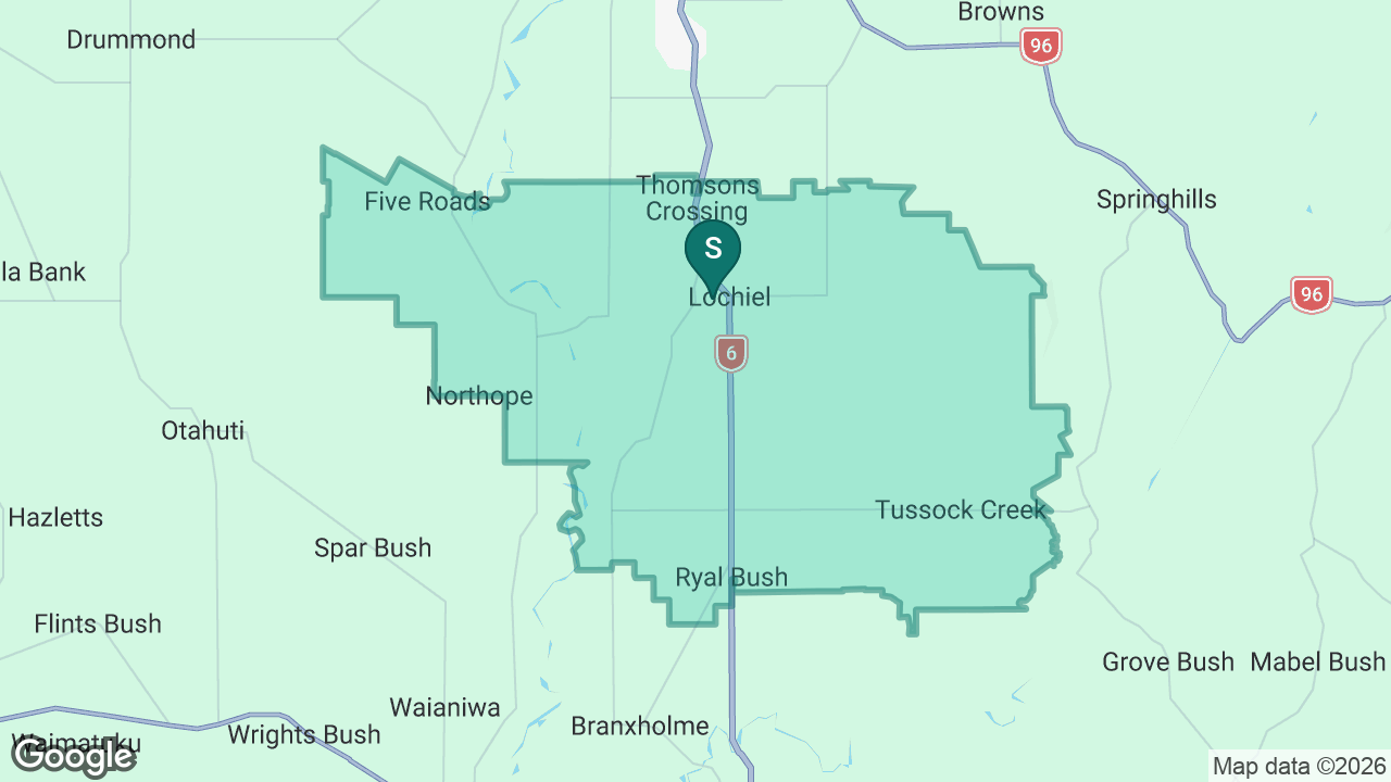 Lochiel School static school zone map