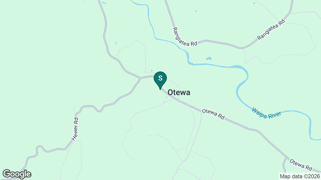 Ōtewā School static school zone map