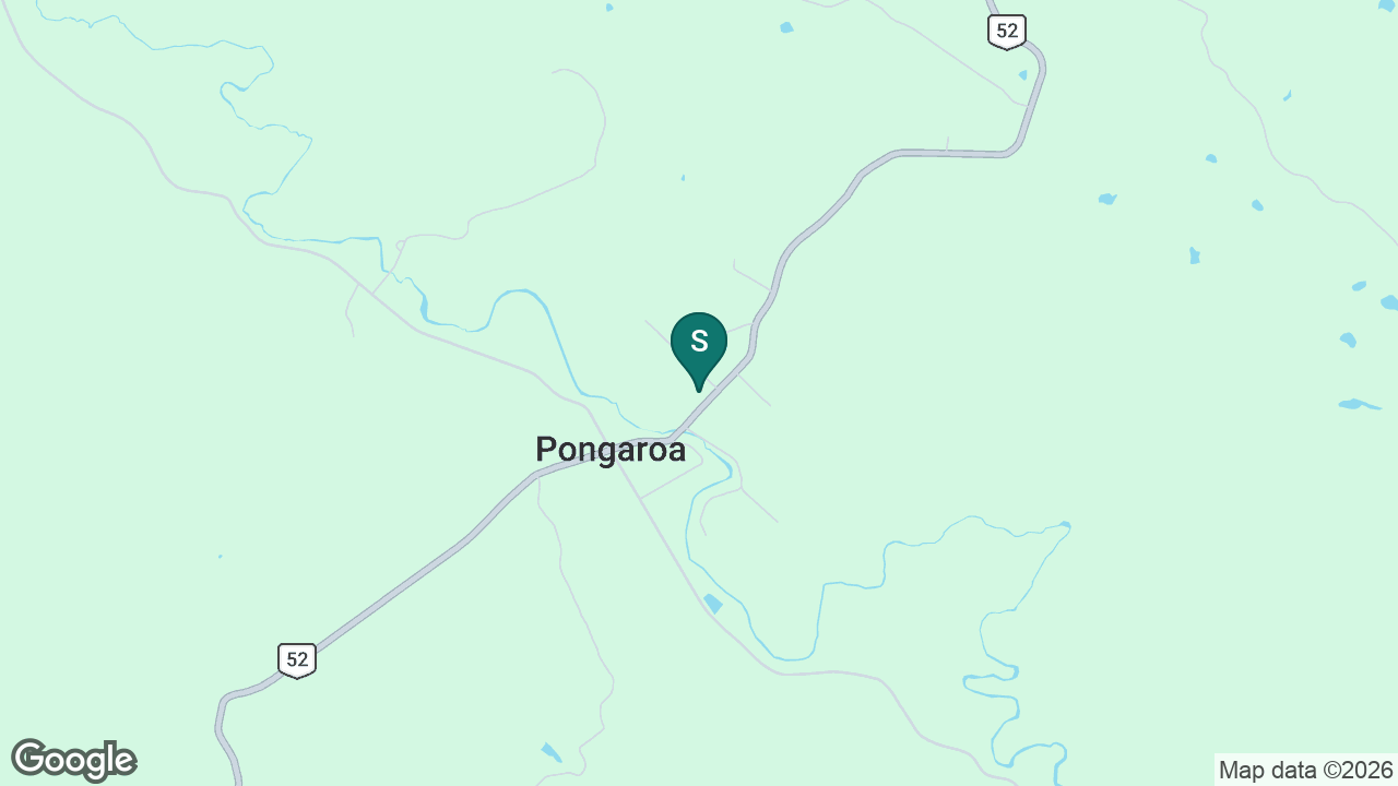 Pongaroa School static school zone map