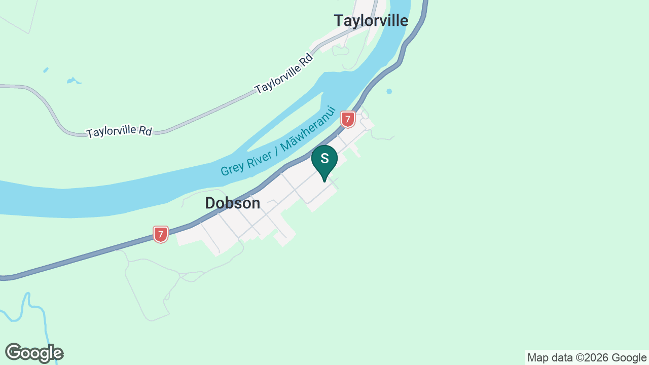 Paparoa Range School static school zone map