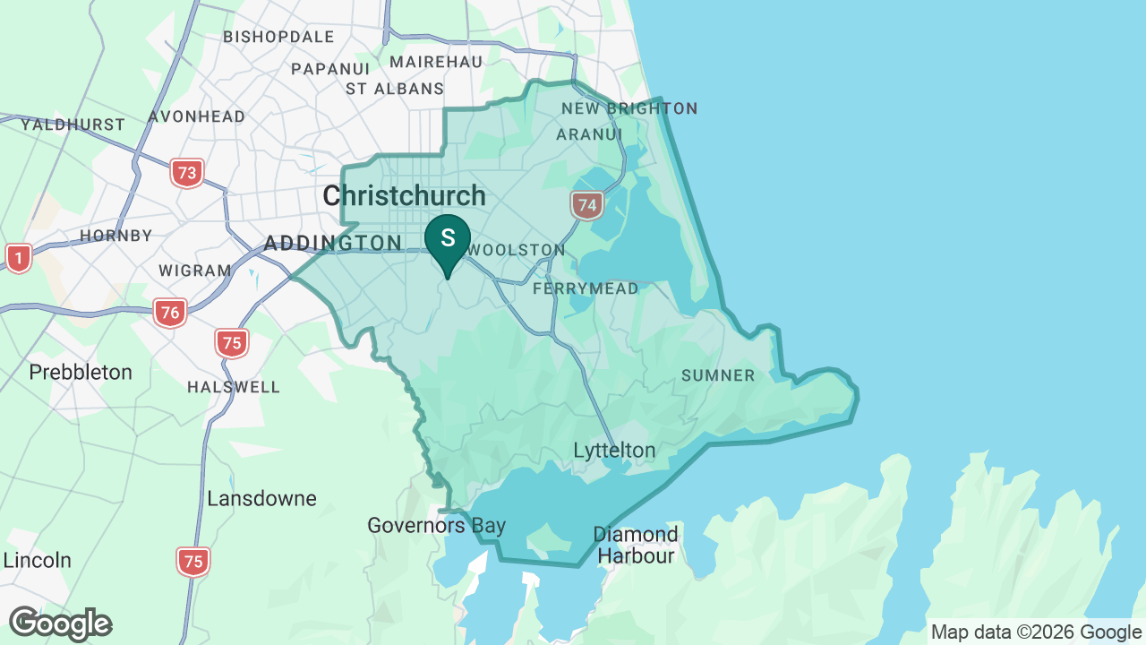 Hillview Christian School static school zone map