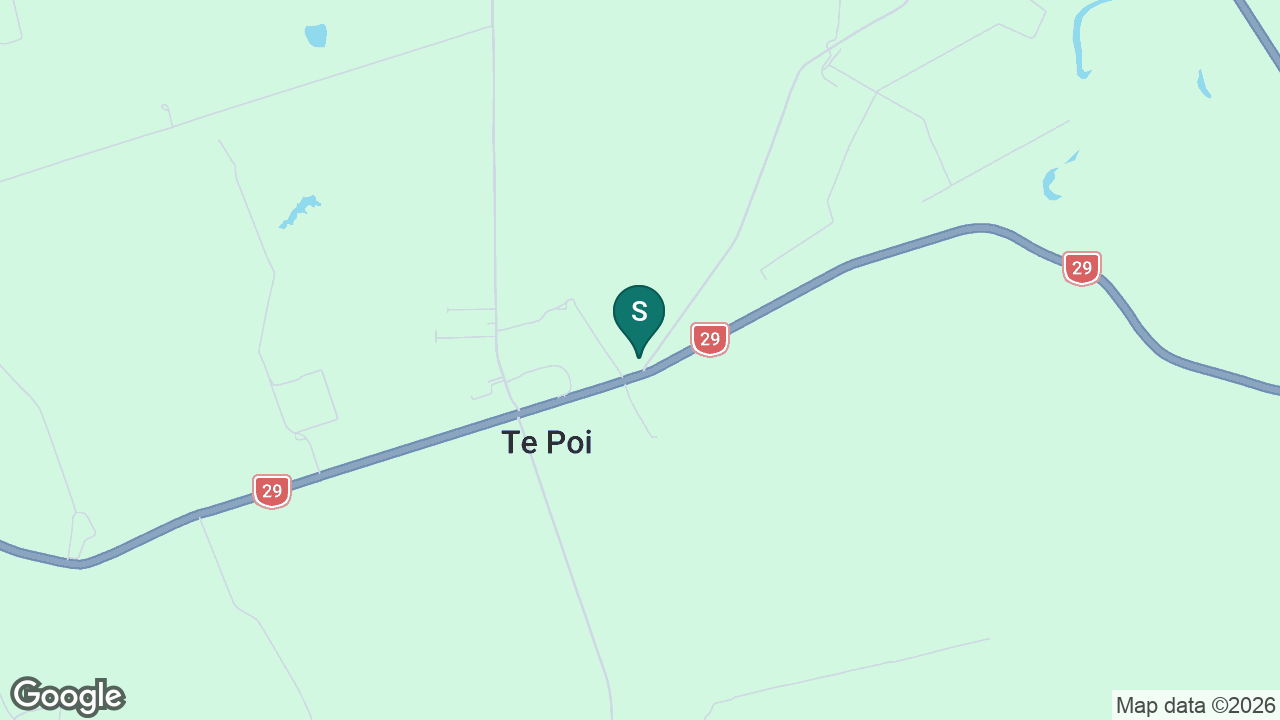 Te Poi School static school zone map