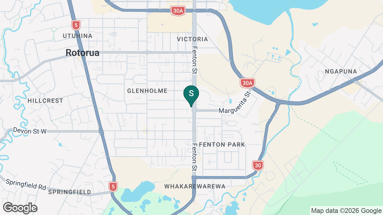 Rotorua S D A School static school zone map