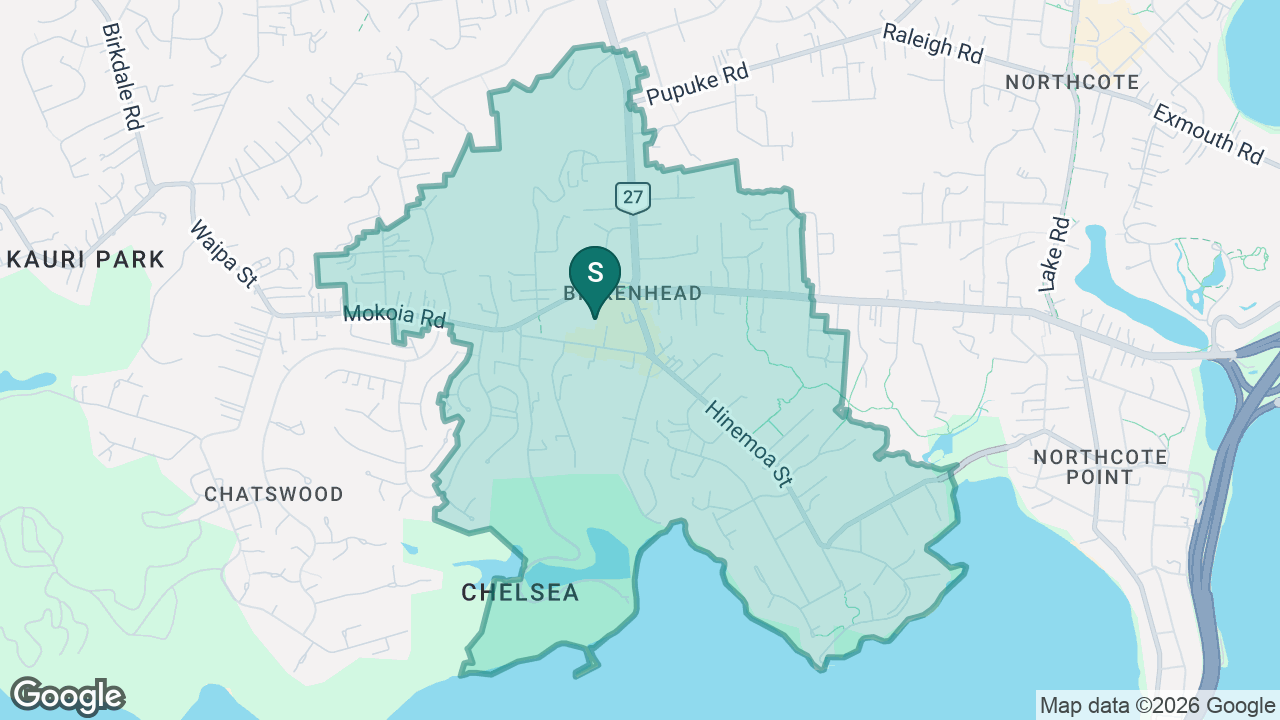 Birkenhead School static school zone map