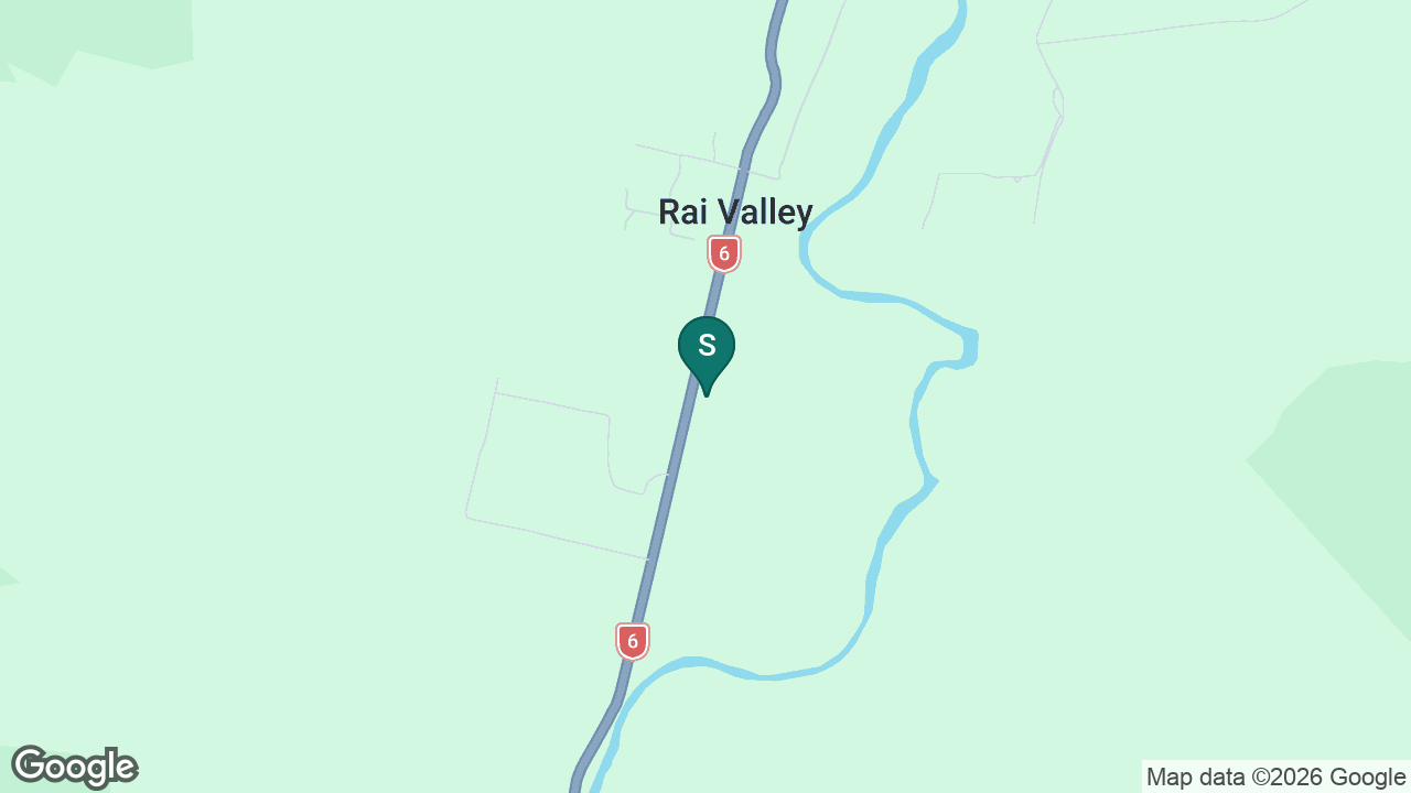 Rai Valley Area School static school zone map