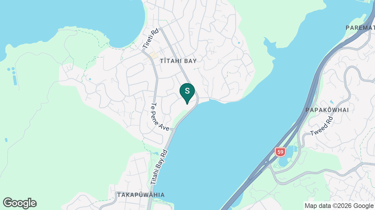 Titahi Bay Intermediate static school zone map
