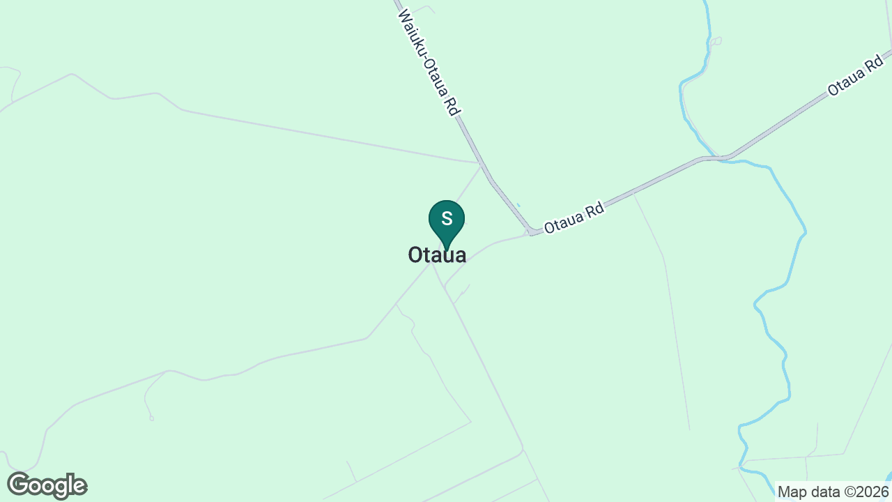 Otaua School static school zone map