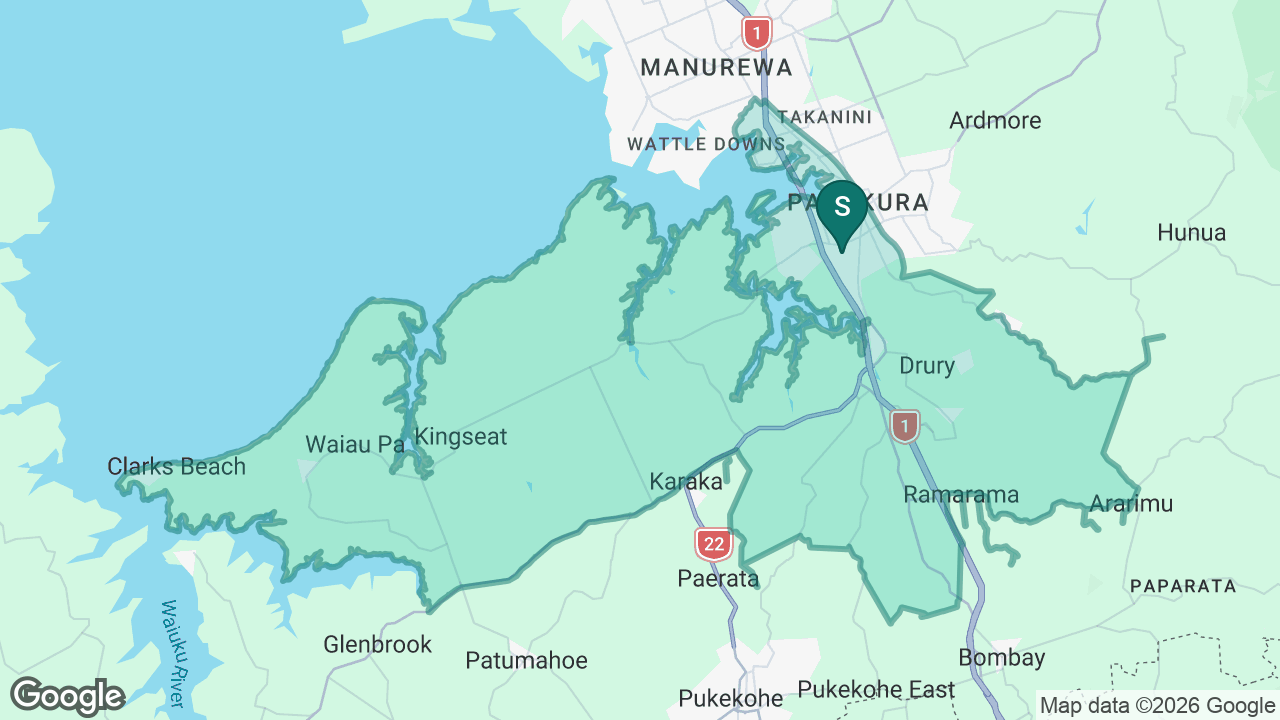 Rosehill College static school zone map