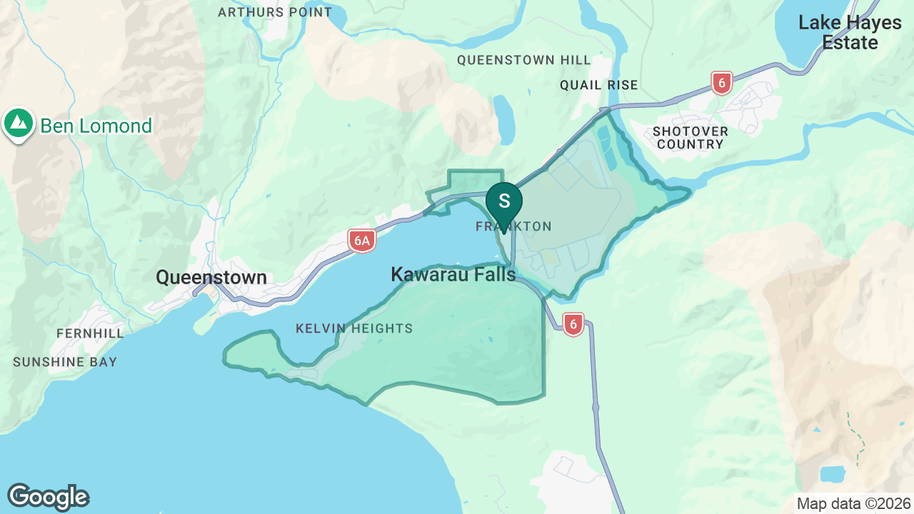 Remarkables Primary School static school zone map