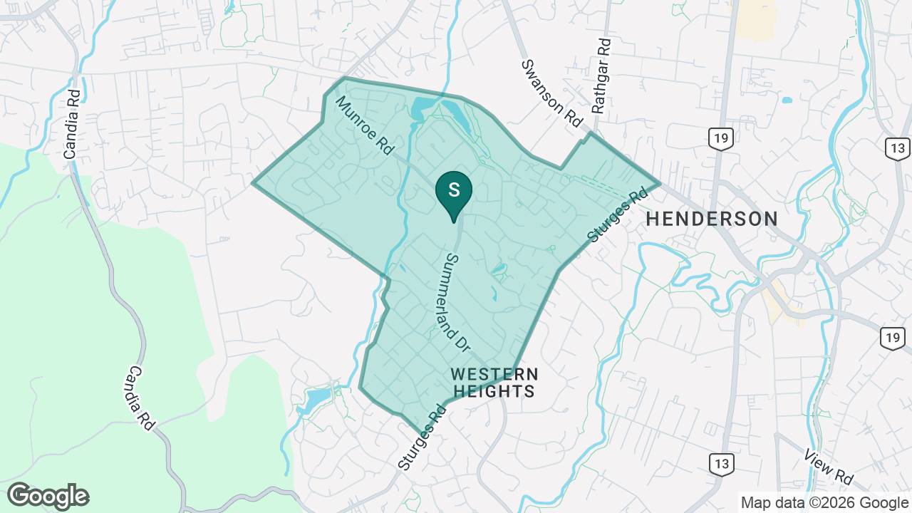 Summerland Primary static school zone map