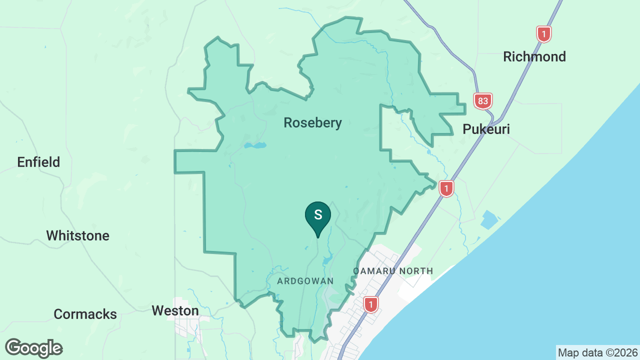 Ardgowan School static school zone map