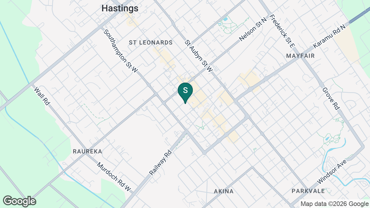 St Matthew's Primary School (Hastings) static school zone map