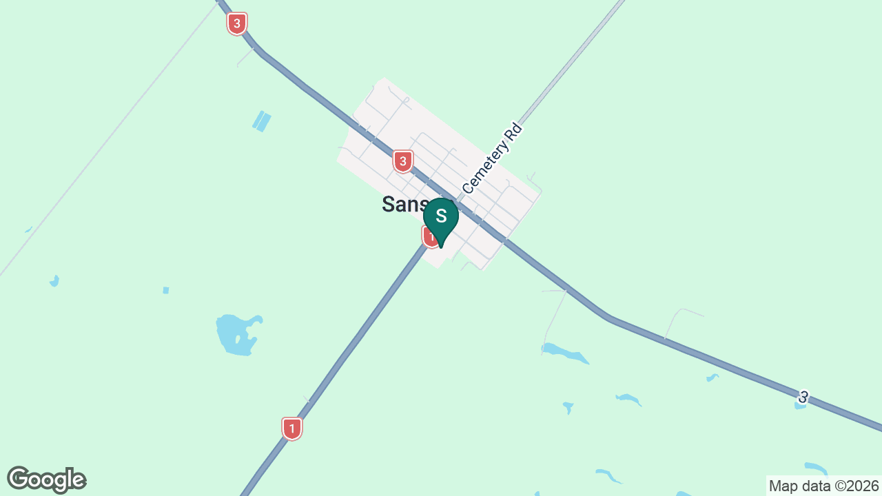 Sanson School static school zone map
