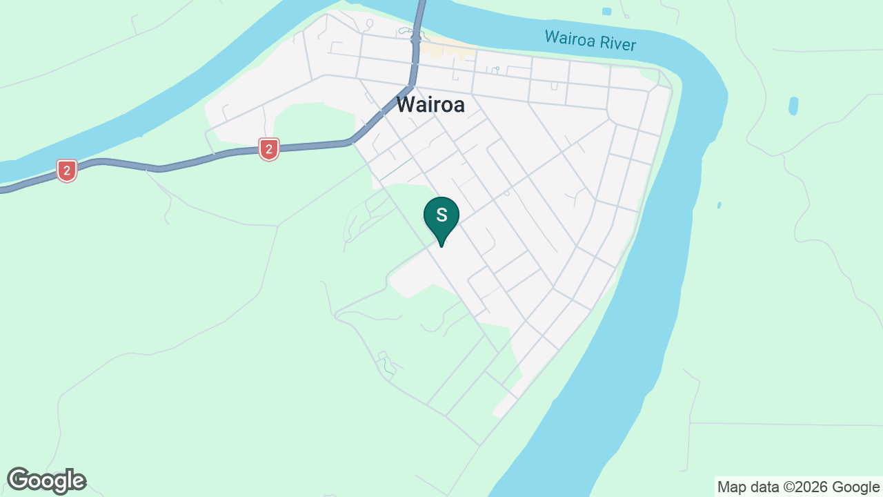 Tiaho Primary School static school zone map