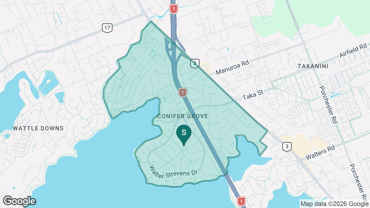 Conifer Grove School static school zone map