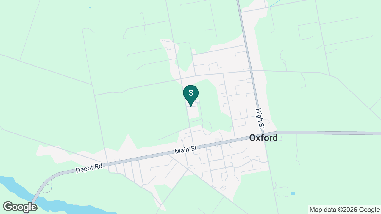 Oxford Area School static school zone map