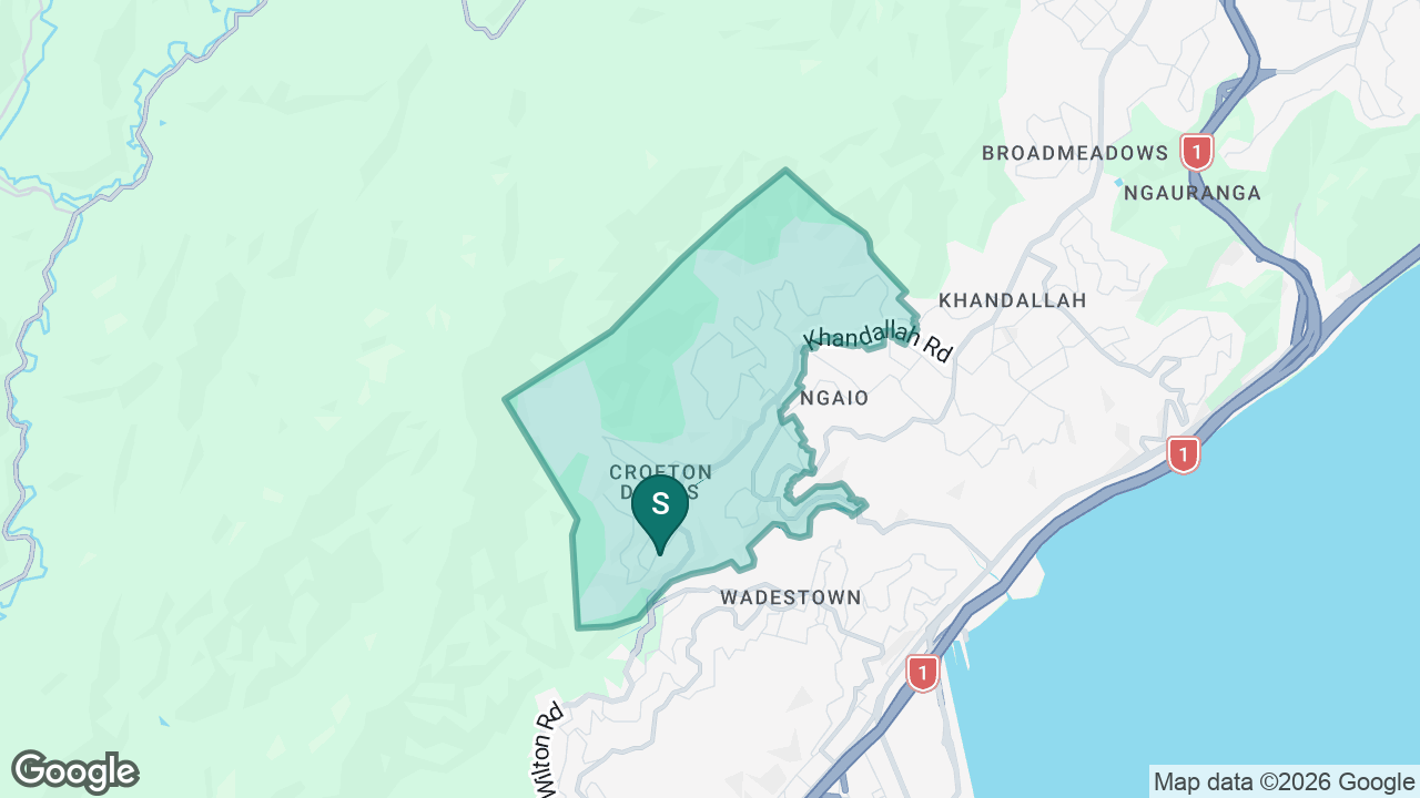 Crofton Downs Primary School static school zone map
