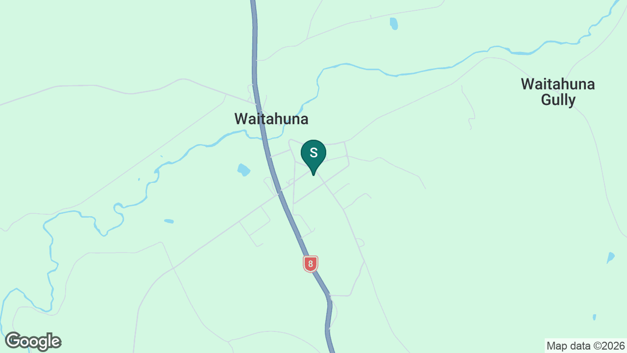 Waitahuna School static school zone map