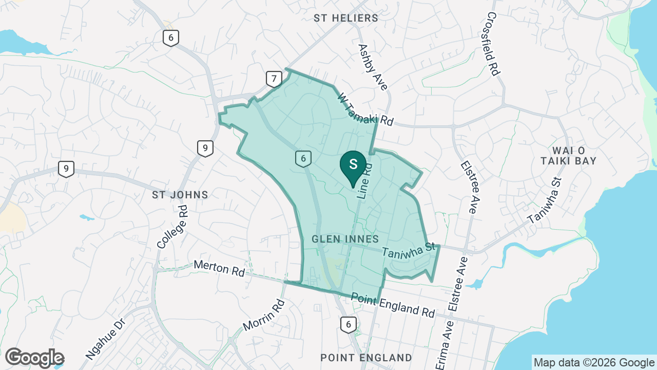 Glen Innes School static school zone map