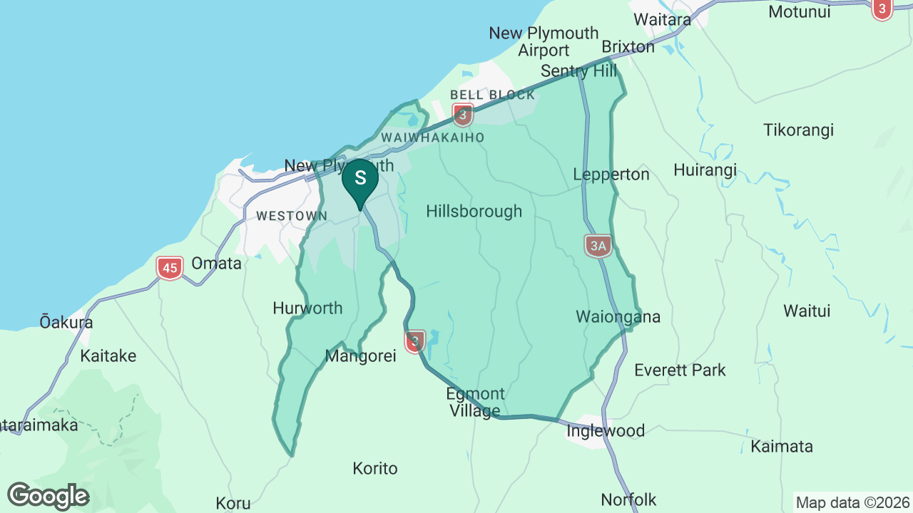 Highlands Intermediate static school zone map