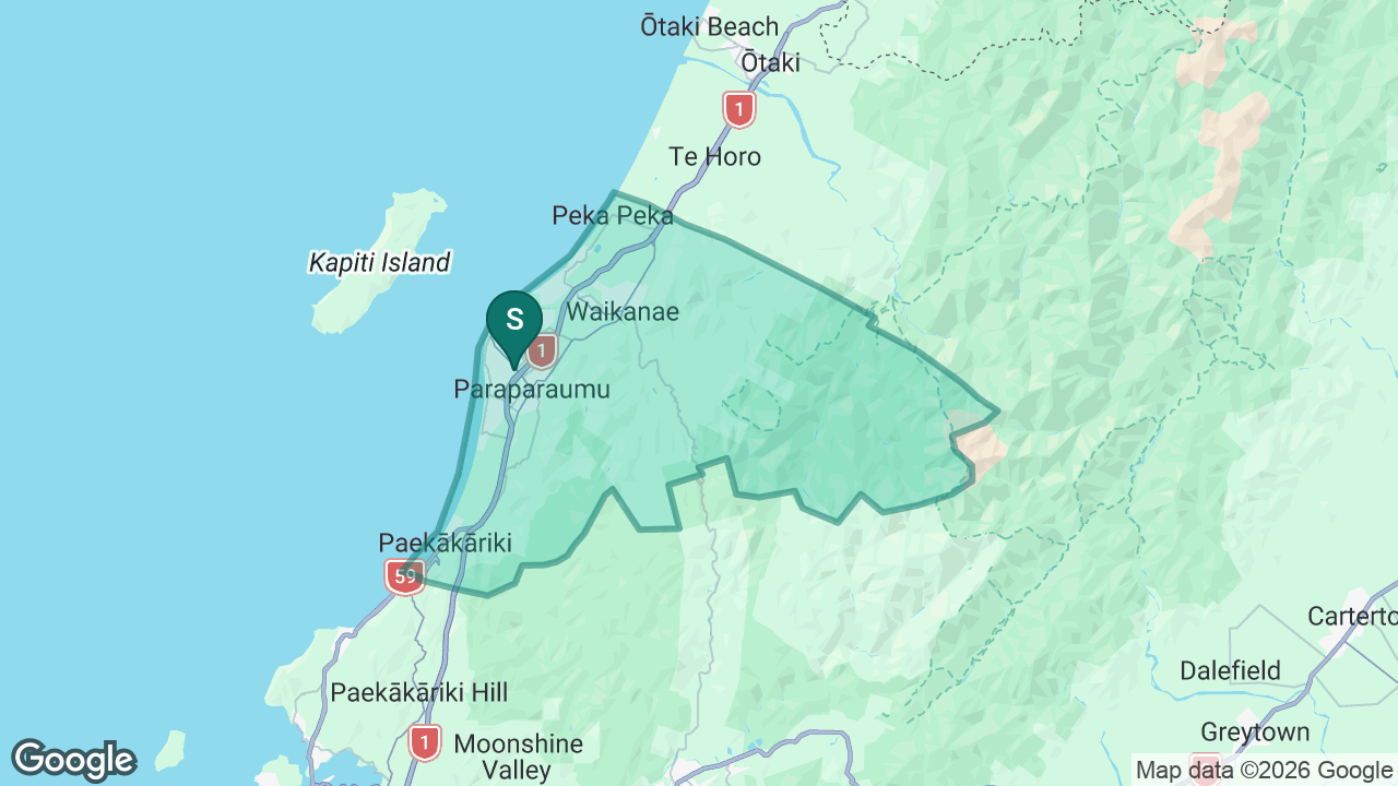 Our Lady of Kapiti School static school zone map