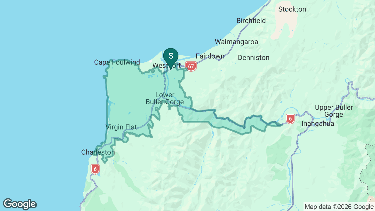 Westport South School static school zone map