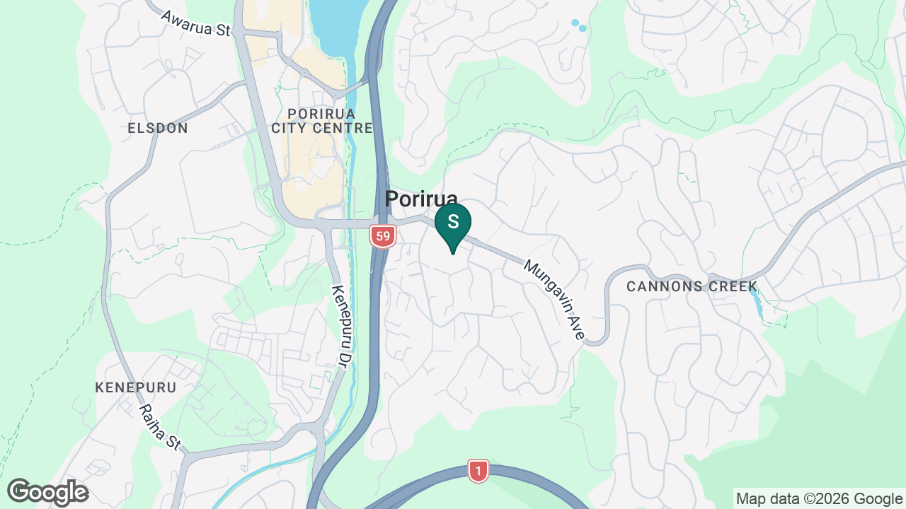 Porirua East School static school zone map
