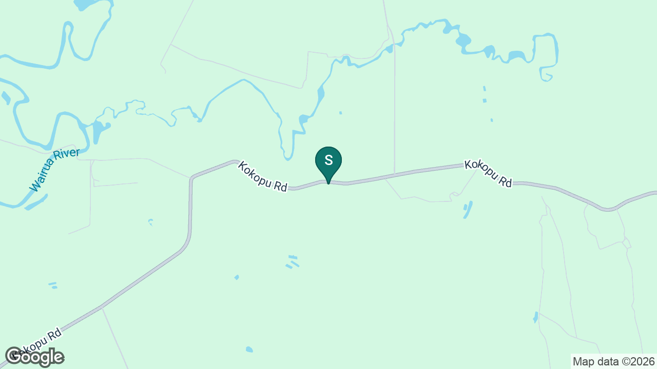 Kokopu School static school zone map