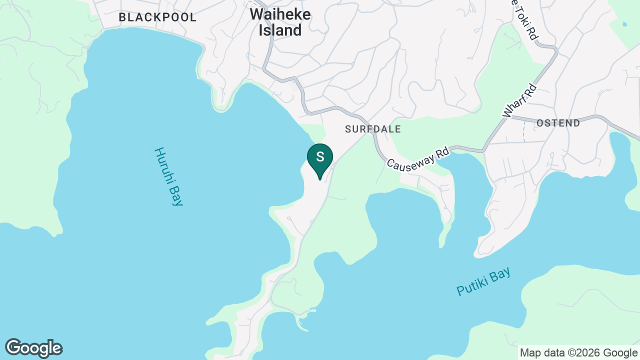 Waiheke High School static school zone map