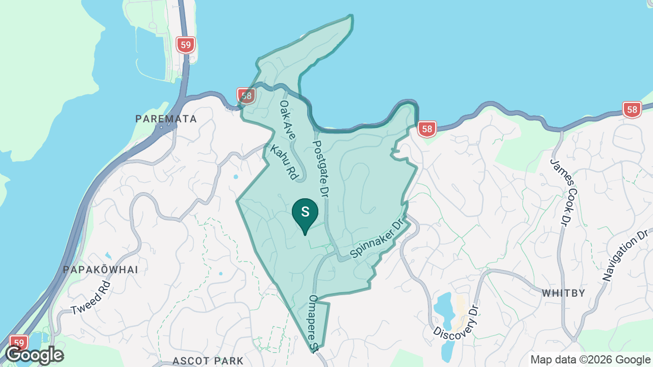Postgate School static school zone map