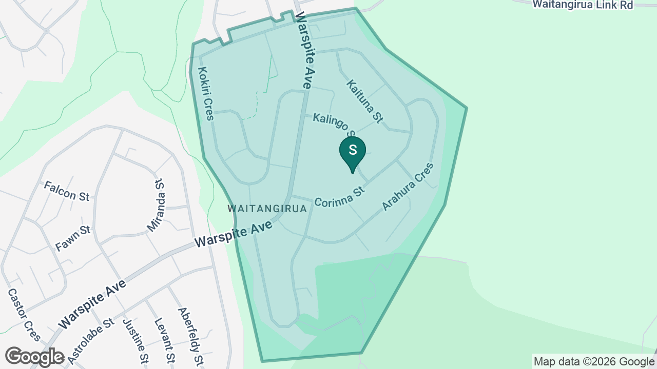 Corinna School static school zone map