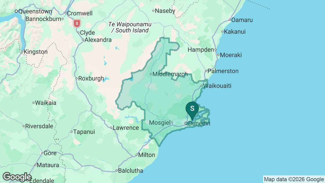 Dunedin Rudolf Steiner School static school zone map