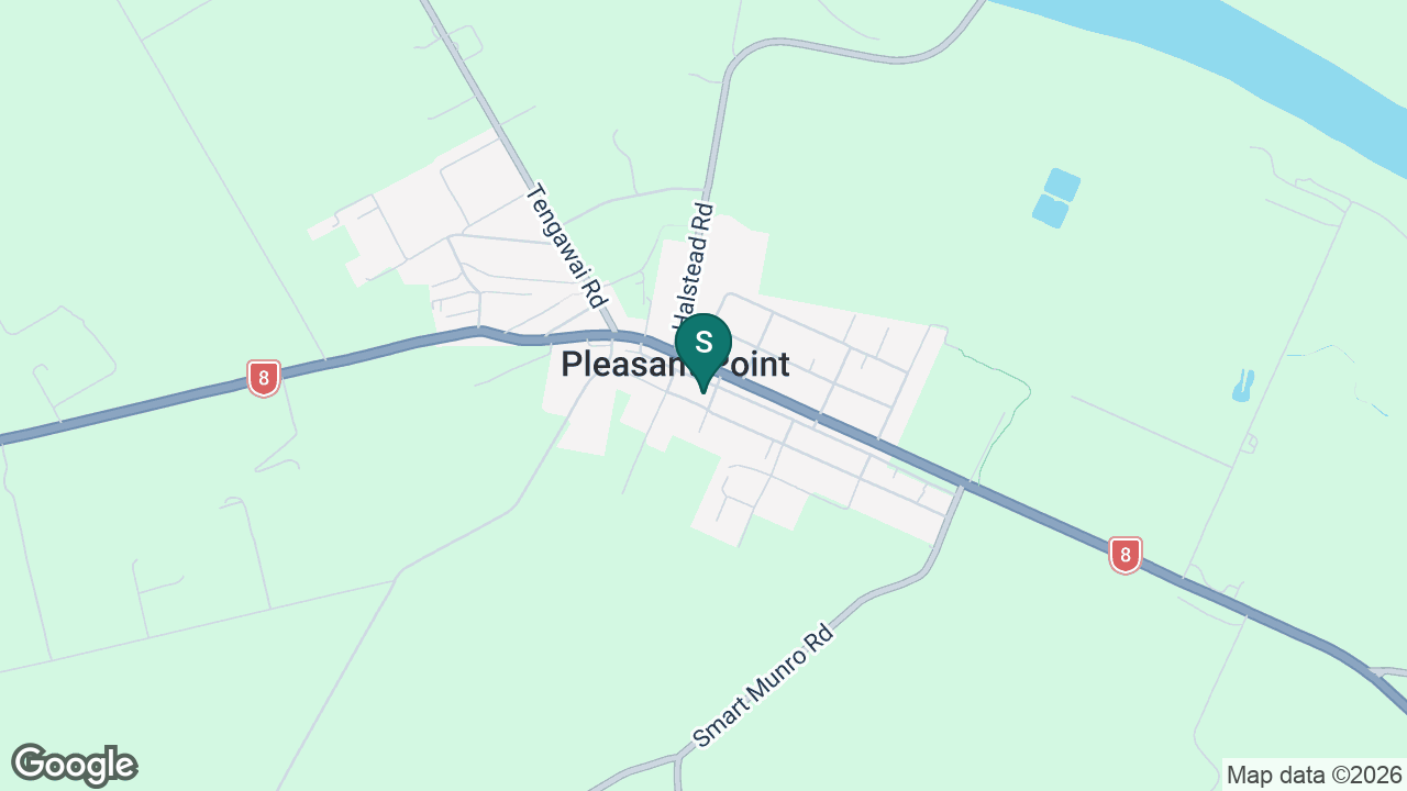St Joseph's School (Pleasant Point) static school zone map