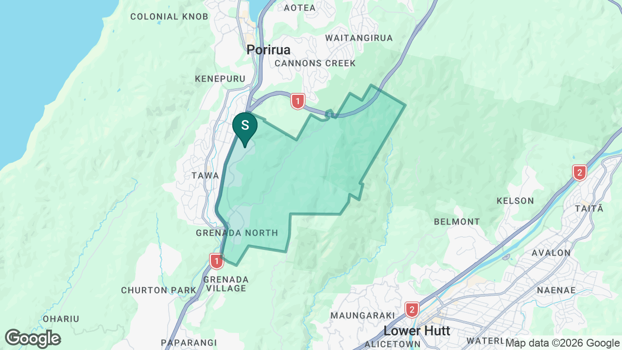 Greenacres School static school zone map