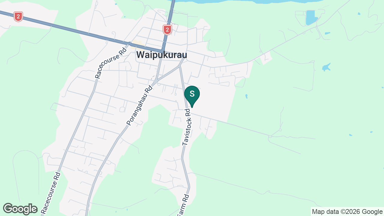 Central Hawkes Bay College static school zone map