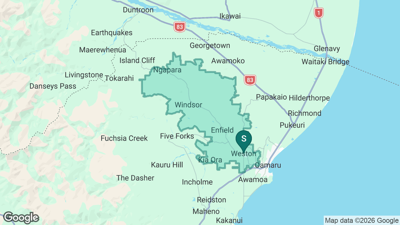 Weston School static school zone map