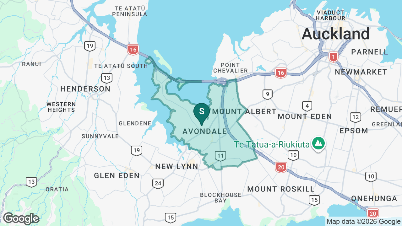Avondale College static school zone map
